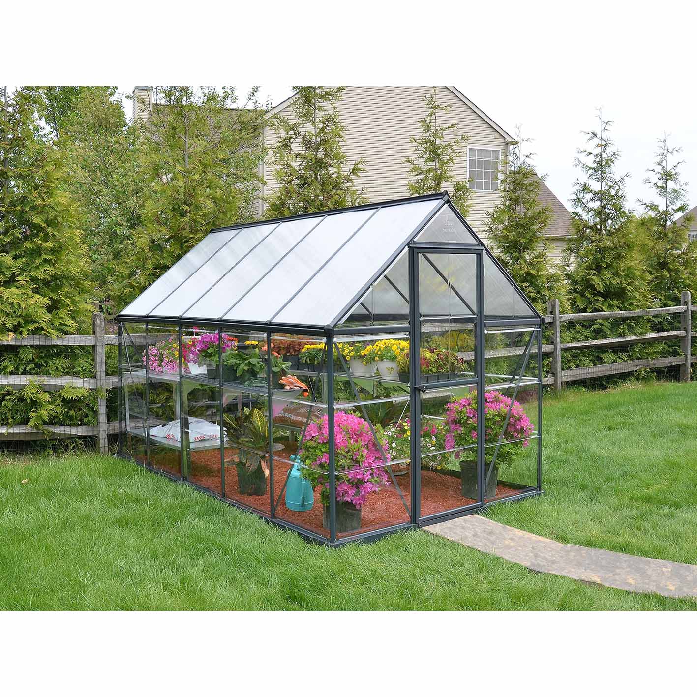 Palram Canopia Hybrid Greenhouse 6x12 Green