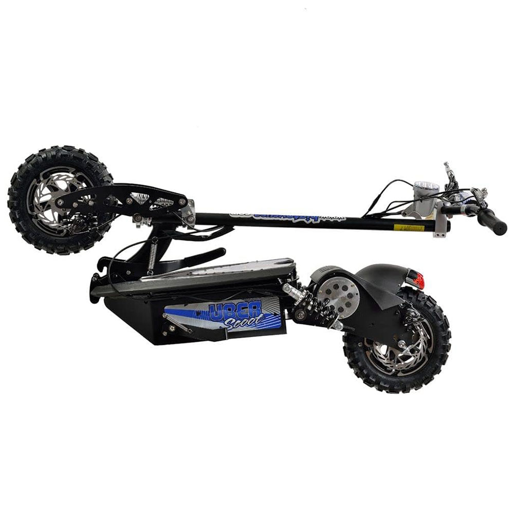 UberScoot 1600w 48v Electric Scooter, Black, Large