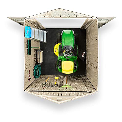 【Storage Shed】Outdoor Storage Shed, 7X7 feet, Resin Weather Resistant