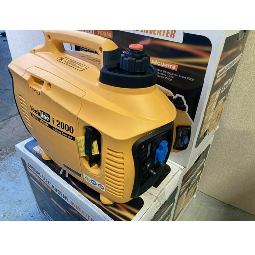 Vechline Generator 240v Petrol Portable Suitcase i2000 1800w Caravan Motorhome