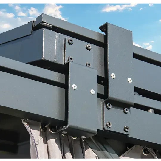 2.9×5.45m Outdoor Awning Aluminum Telescopic PC Trolley.