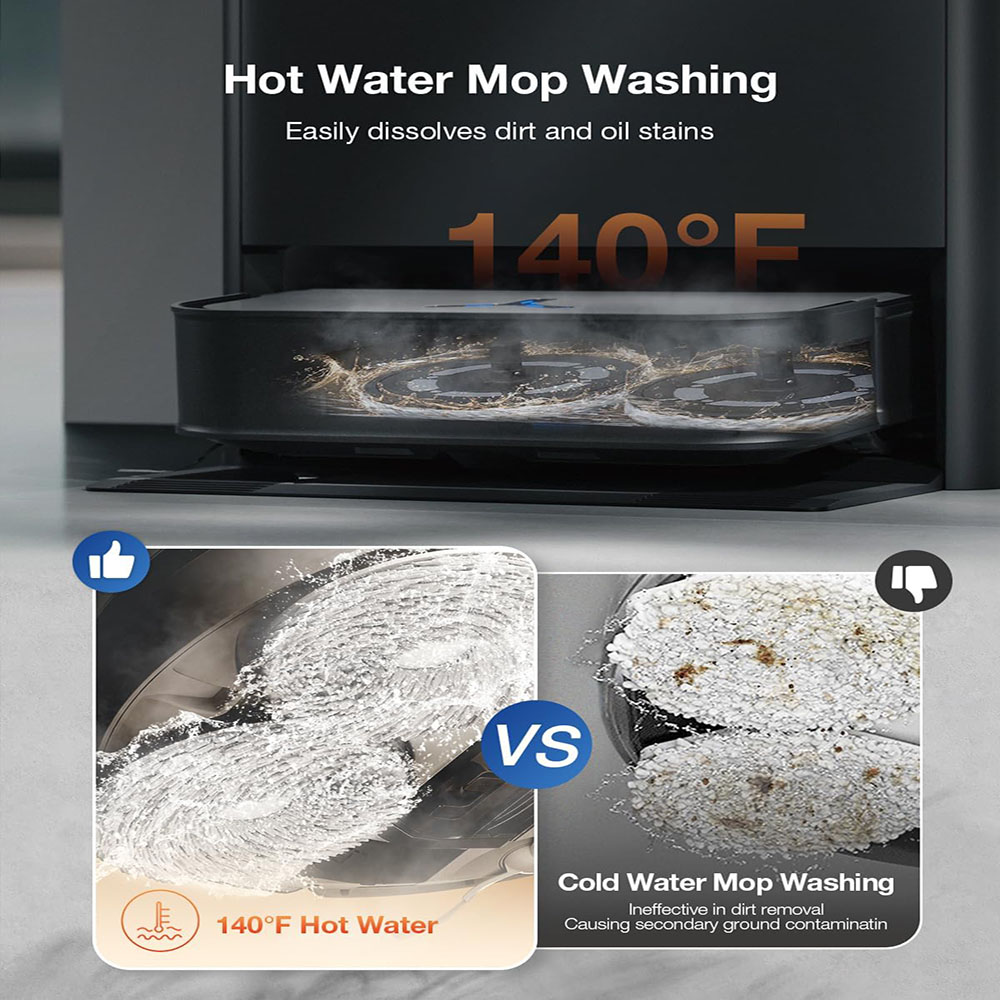 ECOVACS DEEBOT X2 Combo Robot Vacuum Cleaner and Mop